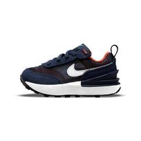 Nike Waffle One TD Vidurnakčio mėlynumo Kūdikio sportbačiai Mėlyni Oranžiniai Meliono spalvos DC0479-401 22 black