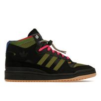 Hebru Brantley x adidas Forum Mid RT Frogboy Unisex sportbačiai Juodi Core-Black Oliviniai Tech-Olive GZ4396 36