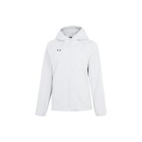 Under Armour Logo Print Hooded Windbreaker Jacket Women jackets Light-Gray 22600402-009 XXL