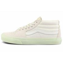 Vans Sk8 vidutinio aukščio riedlenčių batai Unisex sportbačiai Balti VN0A3WM3ABE 37