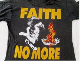 1990 Gyvo Pasiklausymo Turas Faith No More Marškinėliai Klasikiniai Juodi Unisex 4XL