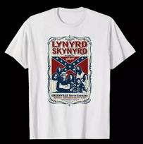 Vintažinis Lynyrd! Skynyrd 1977 m. turas Pietų roko unisex marškinėliai, dydis S-4XL 2XL