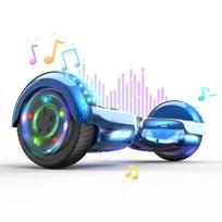 Hoverboard 6,5 colio su Bluetooth ir LED - RCB - Puiki dovana vaikams Chromuota mėlyna mėlyna
