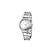 Calvin Klein Elegantiškos serijos laikrodis Kvarcinis mechanizmas Nerūdijančio plieno apyrankė Sidabrinis ciferblatas Klasikinė tendencija Moteriški laikrodžiai K3G23126 Silver
