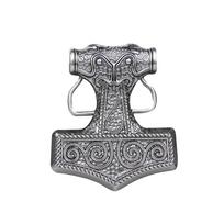 Retro Norse Mythology Hero Odin Hammer Belt Buckle Western Cowboy King Weapon God Viking Hebilla Cinturon Man Jeans Accessory