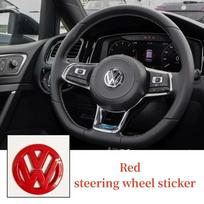 Naujas „Volkswagen“ blizgus juodas vairo emblemos dangtelis „Golf 7 Rline“ logotipui, juodas vairas juoda