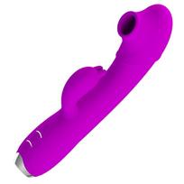 HIGH TECH PRETTY LOVE - REGINA RECHARGEABLE VIBRATOR-SUCTION GEL PURPLE