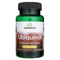 SWANSON Ubichinolis 100 mg – 60 kapsulių