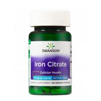 SWANSON geležies citratas 25 mg – 60 kapsulių
