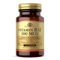 SOLGAR vitaminas B12 100 mcg – 100 tablečių