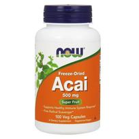 NOW FOODS acai 500 mg – 100 kapsulių