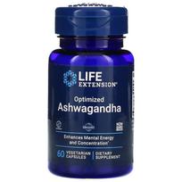 LIFE EXTENSION optimizuotas ašvagandos ekstraktas – 60 kapsulių