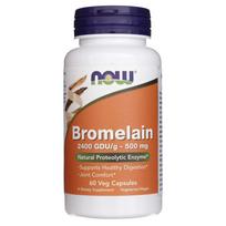 NOW FOODS bromelainas 2400 GDU/g 500 mg – 60 kapsulių