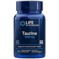 LIFE EXTENSION taurinas 1000 mg - 90 kapsulių