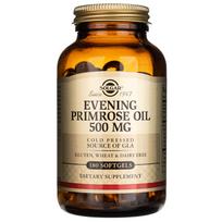 SOLGAR nakvišų aliejus 500 mg – 180 kapsulių