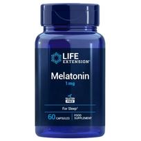 LIFE EXTENSION melatoninas 1 mg - 60 kapsulių