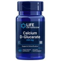 LIFE EXTENSION kalcio D-gliukaratas 200 mg - 60 kapsulių