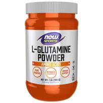 NOW FOODS L-glutamino milteliai – 454 g