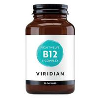 VIRIDIAN High Twelve B12 B-kompleksas - 30 kapsulių