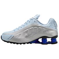 Nike Shox R4 Mėlynas Atspalvis Moteriški Sportbačiai Sidabrinis Žaidimo-Karališkas Metalinis-Sidabrinis AR3565-402 37.5
