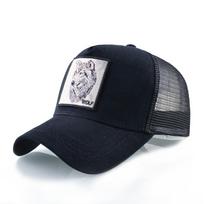 „Snapback“ kepuraitės, vasarinės kvėpuojančios beisbolo kepuraitės, moteriškos šaunios gatvės aprangos „Wolf Trucker Bones“ hiphopo kepurės 56-60cm