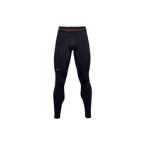 Under Armour Rush Series Letter Logo Compression Training Fitness Sports Long Pants Men Bottoms Black 1356625-001 M