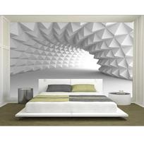 Tapetai Nuotrauka 3D erdvės prailginimo tunelio sieninė tapetai Svetainės miegamojo freskos 3D tapetai Namų dekoras 200 cm(W) x 140 cm(H)