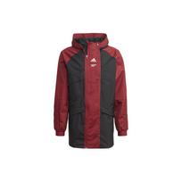 Adidas Arsenal futbolo striukė su gobtuvu vyriška viršutinė apranga juoda GR4209 S