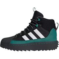 Adidas Originals Superstar Žieminiai Trekiniai Patogūs Smūgius Sugeriantys Vandeniui Atsparūs Aukšti Lauko Batai Vaikams Juodi ID1018 36