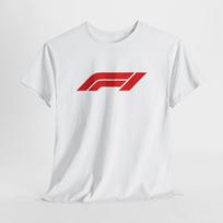Formula 1 marškinėliai – Unisex medvilniniai lenktynių marškinėliai vyrams, moterims arba F1 gerbėjams S