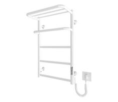 Vonios kambario kopėčių tipo radiatorius HOTEL 75W/230V 66x42 cm nerūdijančio plieno/baltas dešinysis