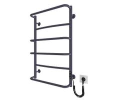 Vonios kambario kopėčių tipo rankšluosčių džiovintuvas LUX 105 W/230 V 81×52 cm, nerūdijančio plieno/antracitas, dešinės pusės