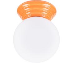 Sollux SL.1899 - Vonios kambario lubinis šviestuvas ZORI 1xG9/8W/230V Ø 12 cm IP44 oranžinis