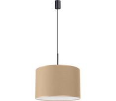 Sollux SL.1849 - Pakabinamas šviestuvas ant laido NEVIA 1xE27/15W/230V, skersmuo 40 cm, taupe