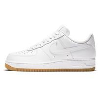 Nike Air Force 1 07 Balti su gumos spalvos šviesiai rudais elementais vyriški kedai DJ2739-100 44.5