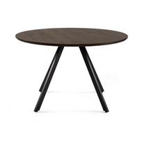 Apvalios formos valgomojo stalas iš riešutmedžio ø 120 cm Rivo – Bonami Essentials