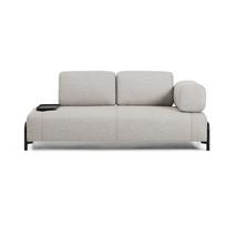 Pilkai smėlinės spalvos sofa 200 cm Compo – Kave Home