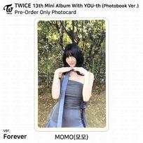 DU KARTUS 13-asis mini albumas su YOU-th jaunimo fotokortele Plakatų filmo lipdukas Momo KPOP K-POP POB Photocard - Forever