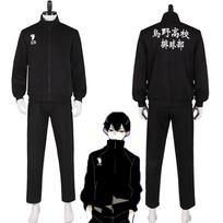 Haikyuu!! Anime Haikyuu Karasuno Cosplay Kostiumas Vidurinės mokyklos Tinklinio Klubo Uniforma Sportinis Džersis Paltas Kelnės Švarkas Sportinė Uniforma xxl