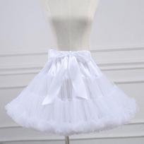 Moteriški apatiniai sijonai Lolita Tutu Sijonas apatinis sijonas Trumpas Crinoline Cosplay Kawaii Cute rožinė