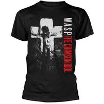 WASP The Crimson Idol Marškinėliai T-shirt Sunkiojo Metalo Grupės Marškinėliai Vyriški Marškinėliai Juodi Laisvalaikio Apvalia Kaklo Medvilniniai S-4XL S