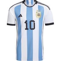 adidas Argentinos 2022-23 Autentiški Messi namų marškinėliai Balti/Šviesiai mėlyni Vyriški Gatvės drabužiai HF2157 S