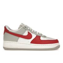 Nike Air Force 1 07 LV8 Gym Red Toe vyriški sportbačiai Light Iron Ore Pale Ivory Phantom HJ9094-012 38.5