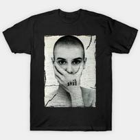 VINTAGE Sinead O'Connor marškinėliai su cigarete Trumpomis rankovėmis Visų dydžių Te57379875 S gray