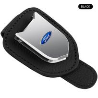 Automobilio skydelis nuo saulės Akinių dėklas Akinių nuo saulės laikiklis Kortelių bilietų laikiklis Stovas Ford Focus Mondeo Kuga Fiesta MK7 Escort Explorer Edge 2 4 MK2 MK4 ford juoda