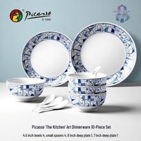Picasso 'Kitchen' Art 10-Piece Dinnerware Set