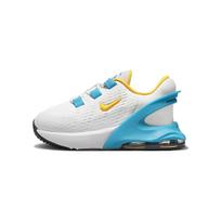 Nike Air Max 270 GO TD Diffused Blue Baby sportbačiai, balti, mėlyni ir žaibiški, DV1970-100 23.5