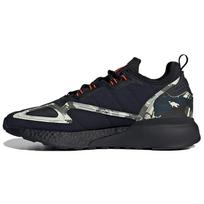 Adidas ZX 2K Boost Juodi Camo Unisex Sportbačiai Core-Black Collegiate-Orange GW2328 36