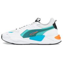Puma Rs-X Split Mesh Retro Sportiniai Žemi Gyvenimo Būdo Batai Unisex Kedai Balti Mėlyni Žali 383409-02 35.5