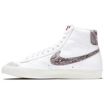 Nike Blazer Mid 77 Vintage gyvatės rašto Swoosh sportbačiai Riedlentės batai CI1176-101 43 white